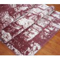 thumbnail image 3 of Ladole Rugs Contemporary Abstract Microfiber Shaggy Area Rug Cream- Rose Pink, 3x10 (2'7" x 9'10", 80cm x 300cm), 3 of 5