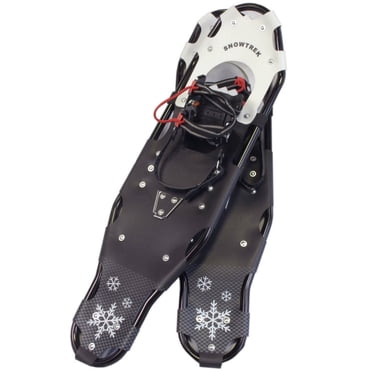 SNOWTREK Raquettes à Neige en Aluminium avec Sac de Transport - Harnais Ajustable à une Traction