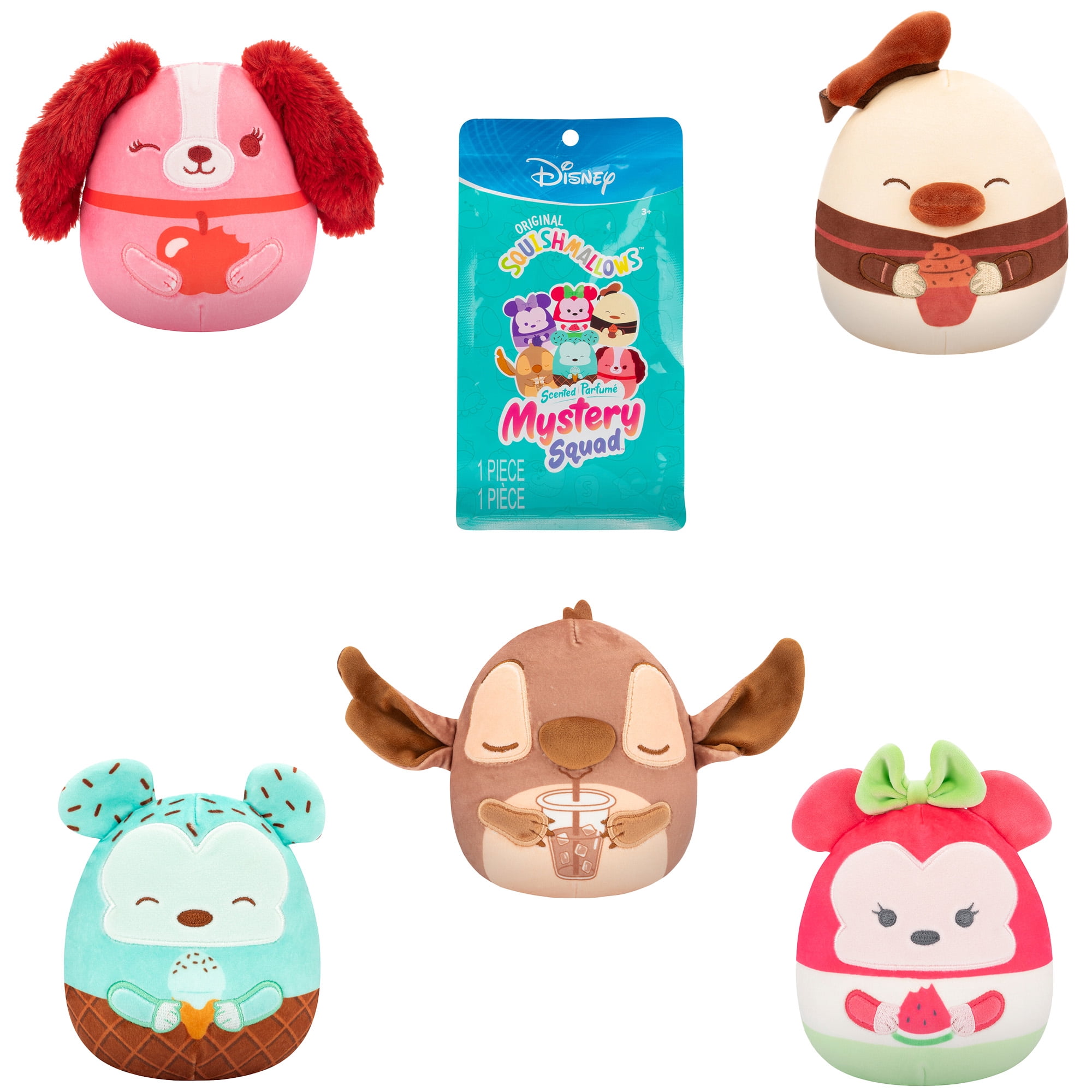 Peluche Disney Squishmallows Mystery Scented de 5 pouces