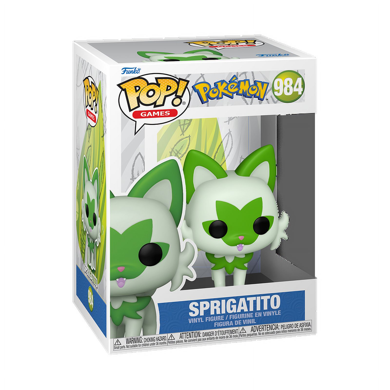 Funko Pop! Games: Pokemon - Sprigatito Figurine En Vinyle