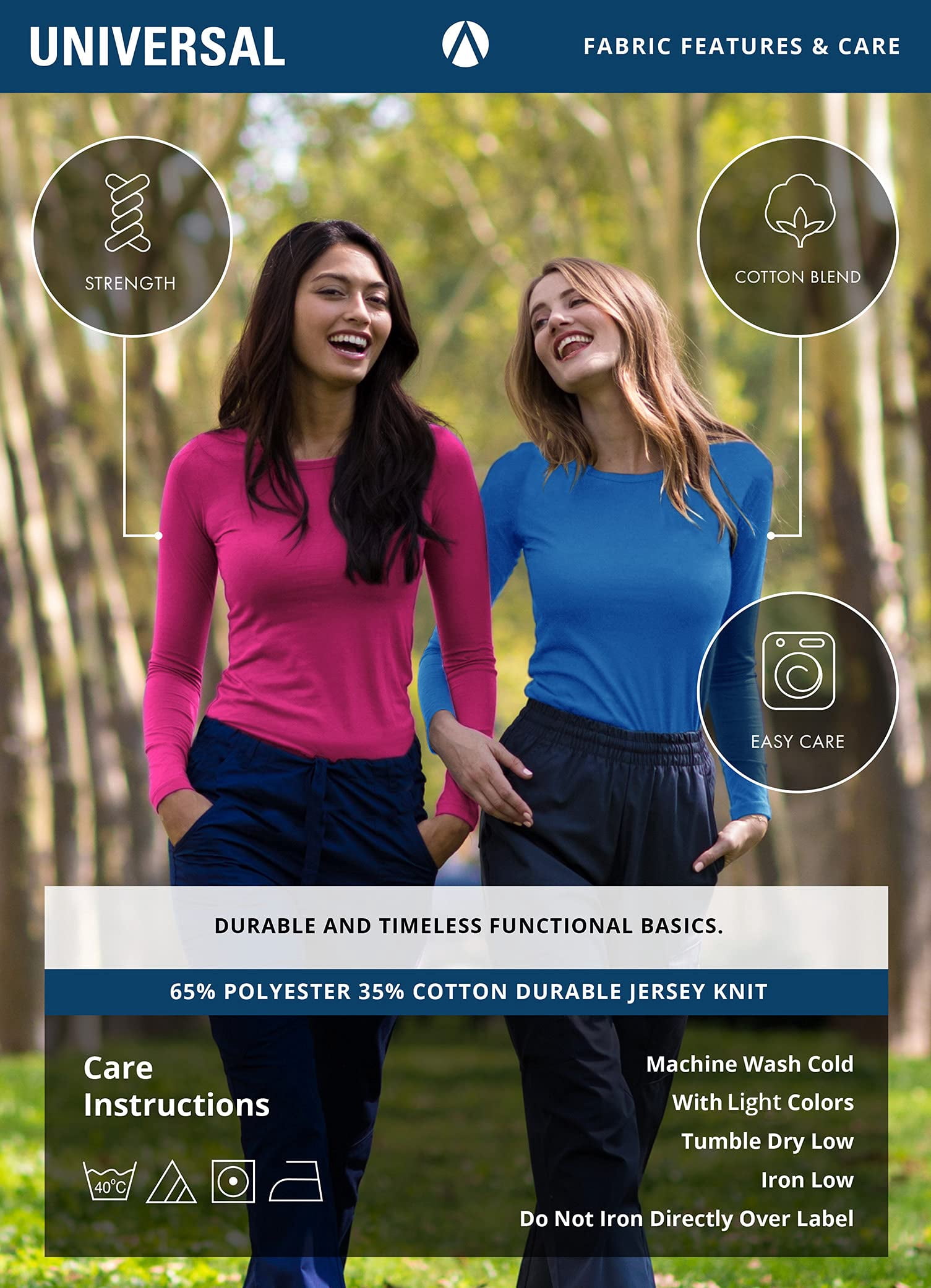 Adar sous-Couches pour Femmes - T-Shirt de sous-Couche à Manches Longues Confortable