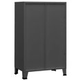 thumbnail image 3 of vidaXL Coffre de Rangement Industriel Métal Anthracite, 3 of 5