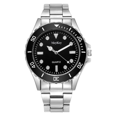 RKSTN Mens Watches Fashion Watches Clocks Watches Stainless Steel Casual Dresses Wrist Crystals Mens Watches