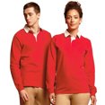 thumbnail image 3 of Front Row Mens Premium Long Sleeve Rugby Shirt/Top, 3 of 3