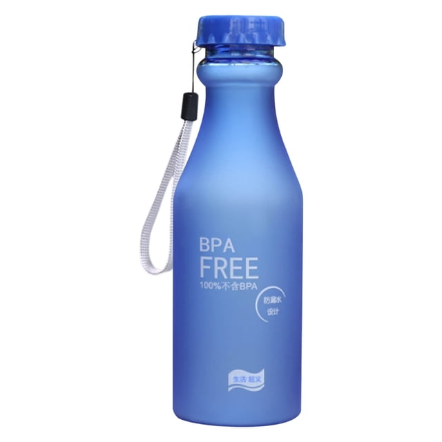 Plastic Water Bottle for Outdoor Travel | Leak-Proof Sports Cup with Lifting Rope | Portable Reusable Drinking Container for Office, Gym, Hiking | Transparent Matte Pc Water Bottle