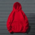 thumbnail image 4 of Chbgutlmr Sweatshirts for Women Plus Size Long Sleeve Casual Basic Hoodies Drawstring Loose Oversized Pullover, 4 of 8
