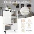 thumbnail image 4 of Giantex 5 Cube Stackable Bookcase, Combination Storage Organizer, Cabinet w/Adjustable Shelf, 4 of 6