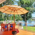 thumbnail image 4 of Sac de Poids pour Parasol de Patio, Support Rond Étanche de 46 cm avec Base en Sable Détachable, Convient aux Parasols Déportés, aux Supports de Parasol Ou aux Mât de Drapeau, 4 of 4