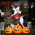 thumbnail image 4 of 8FT Halloween Inflatable Dead Tree Outdoor Decorations with Ghosts & Pumpkins, Halloween Blow Up Yard Decoration with Build-in LEDs for Holiday/Halloween Party/Garden/Lawn, 4 of 4