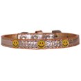 thumbnail image 1 of Collier pour Chien Happy Face Widget Croc Cuivre Taille 14, 1 of 1