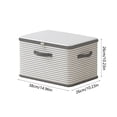 thumbnail image 3 of Rvkxad Clothes Storage Bag, Wardrobe Sorting Storage Box Portable for Winter Clothes Quilts, Storage Organizer Closet Bag, 3 of 6