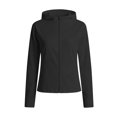 thumbnail image 4 of Craaazy Women's Solid Color Zipper Sun Protection Long Sleeve Sports Workout Hooded Shirts Gifts, 4 of 7
