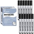 thumbnail image 1 of [Crown] Dry Erase Markers L, Black, Bullet Tip, 12 Count, 1 of 5
