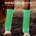 thumbnail image 3 of 4 Pcs Bottes de Jambe de Cheval en Maille Respirante Bottes de Protection de Jambe de Cheval Protège-Jambes pour le Stress et la Fatigue des Jambes, 3 of 8