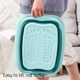 thumbnail image 5 of Clearance! Rewenti Foldable Foot Bath Bucket with Handle and Lid, Portable Foot Bath Spa Bucket with Massage Acupoints, Portable Foot Bath Bucket, Foldable Spa Bucket for Foot, 5 of 5