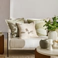 thumbnail image 3 of Bouclair Dugan Textured Decorative Square Pillow, 3 of 9
