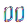 thumbnail image 3 of LYMAYTER Boucles d'Oreilles pour Femmes 1 Paire - Acier Géométrique, Multi - Formes, 3 of 7