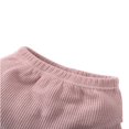 thumbnail image 3 of Baby Solid Color Clothes Set  Short Sleeve O-neck T-shirt with Pocket + Short Pants for Summer, 3 of 7