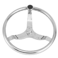 thumbnail image 2 of Boat Steering Wheel, Steering Wheel Weather Resistant With 5/8in -18 Nut Turning Knob For Yacht, 2 of 8
