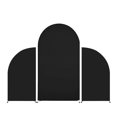 thumbnail image 2 of Set Of 3 Wedding Arch Backdrop Cover, Fitted Round Top And Half Moon Arch Backdrop, Stretchy Backdrop Cover For Wedding Birthday Party Baby Shower Decoration 5ft 7.2ft 5ft, 2 of 9