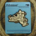 thumbnail image 1 of USA New York State Map Wooden Magnet Souvenir Fridge Magnet Gift, 1 of 5