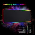 thumbnail image 4 of RGB Gaming Mouse Pad Soft Led Mouse Pad with 14 Lighting Modes RGB Gaming Mouse Pad, 4 of 8
