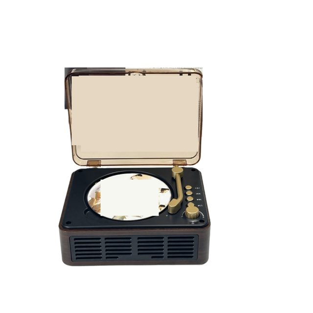 Multifunction Retro CD Player with Bluetooth Speaker and Music Box Ideal for Home Use ,Bluetooth Transmitter 5.0