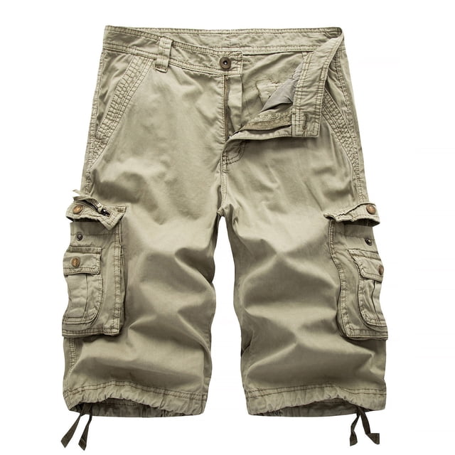 cllios 2024 Liquidation Shorts Cargo pour Hommes Coupe Décontractée Shorts à Multiples Poches Shorts Militaires d'Extérieur Shorts Amples de Randonnée Cargo