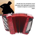 thumbnail image 4 of Kids Accordion Instrument, Clear Dynamic Sound 62 Keys Accordion With Straps For Home School Practice, 4 of 8