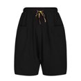thumbnail image 5 of Gifts for Men LSLJS Men's Summer Solid Color Pocket Drawstring Shorts Mens Shorts, 5 of 5