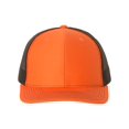 thumbnail image 1 of Adjustable Snapback Trucker Cap, Adjustable, OrangeBlack, 1 of 3