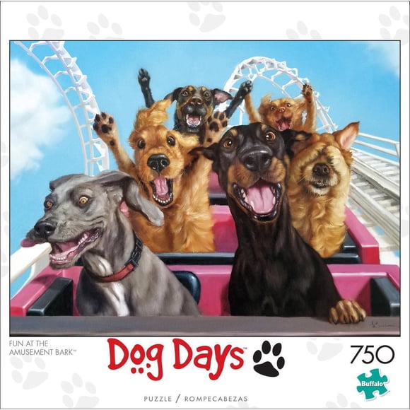 Buffalo Games - Le puzzle Dog Days - Fun at the Amusement Bark - en 750 pièces