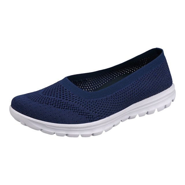 Kcodviy Women Casual Shoes Able Women Casual Shoes 7 Summer New Pattern Mesh Casual Shoes Women Size 12 Breathable and Comfortable Non Casual Shoes for Women Slip on Wide Width Slip Large Shoes