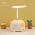 thumbnail image 3 of EIMELI Cute Deer Bunny Table Lamp Cartoon Animal Learning Eye Protection Night Light Teens Girls Boys Gift, 3 of 14