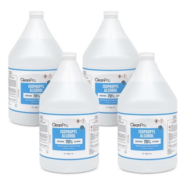 CleanPro Alcool Isopropylique 70 % de Qualité Technique, Fabriqué au Canada, 4 Gallons (16 L) en Vrac – Alcool à Frotter de Haute Pureté pour l'Électronique, les Surfaces et le Nettoyage Industriel