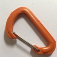 thumbnail image 5 of Carabiner D Shape Carabiner Easy Connection Small Light Black Plastic Quick Hook for Mountain Climbing, 5 of 5