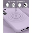 thumbnail image 3 of for Samsung Galaxy S24 Case, Liquid Silicone Phone Case with Microfiber Lining Camera Protection Anti-Scratch Shockproof Cover for Galaxy S24 - Lavender, 3 of 7