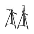 thumbnail image 1 of Cell Phone Tripod Mount Adapter, Universal Smartphone Tripod Mount with Cold Shoe, 360°Rotatable Phone Holder, fits Tripod, Monopod & Selfie Stick, Compatible with iPhone, Samsung & All Phones, 1 of 6