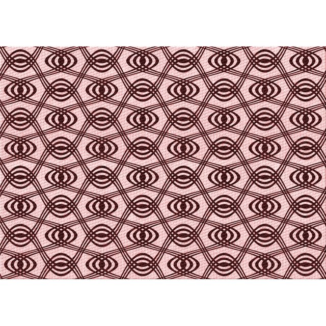 Ahgly Tapis Rectangulaire Lavable en Machine Intérieur Transitionnel Rose Profond, 2 Pieds x 5 Pieds