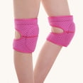 thumbnail image 4 of 1 Paire de Genouillères Réglables Anti-Collision Anti-Collision Anti-Collision pour la Danse Travail de Nettoyage Rose Rouge XS, 4 of 14
