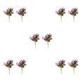 thumbnail image 2 of ZheElen 2pcs Artificial Silk Daisy Flowers Low Maintenance And For Home Faux Flowers purple 5Set, 2 of 6