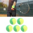 thumbnail image 4 of Tennis Ball Set, 5PCS 6cm Rubber Tennis Balls Elastic Squash Ball Pressure Relief Balls for Training Entertainment, 4 of 7
