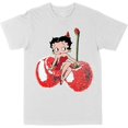 thumbnail image 1 of Betty Boop Cherries White Small T-Shirt, 1 of 3