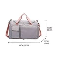 thumbnail image 1 of Travel Foldable Crossbody Shoulder Bag with Large Capacity 3-5 Day Clothing Storage and Multiple Compartments, 1 of 2