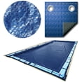thumbnail image 1 of Swimline 18 x 36 Foot Winter Rectangular In Ground Swimming Pool Cover, Navy, 1 of 9