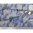 thumbnail image 2 of Soimoi Rayon Fabric Texture & Sea Horse Ocean Print Fabric by Yard 56 Inch Wide, 2 of 3