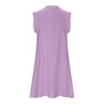 thumbnail image 4 of Gspmoly Robes d'Été pour Femmes 2025, Robe pour Femme Robes d'Été pour Femmes Plage Robe T-Shirt Unie Sans Manches Décontractée Ample Robe Débardeur Robes de Soirée pour Femmes Économies d'Été, 4 of 5