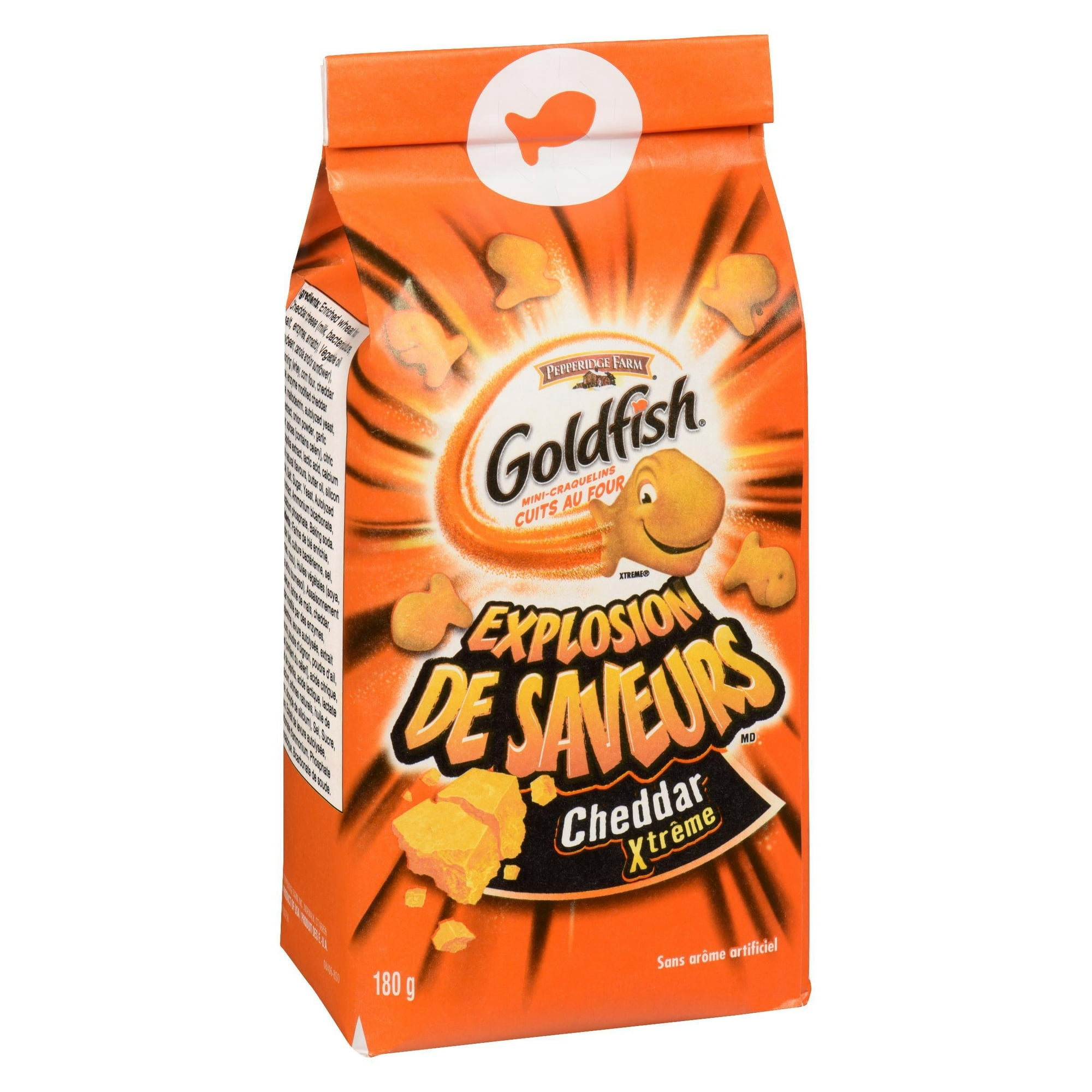 Goldfish® Flavour Blasted® Xtreme Cheddar Crackers,180g bag