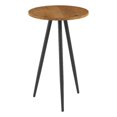 thumbnail image 1 of Table d'Appoint Glam en Bois à 3 Pieds 16 Pouces - Chêne Anglais / Noir, 1 of 6