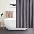 thumbnail image 4 of Plain Color Waterproof Polyester Shower Curtain, Thickened Bathroom Partition Curtain with Rust-Proof Grommets 48x72 Inch Lightweight & Odorless, 4 of 6